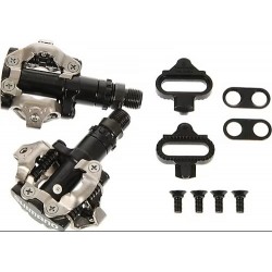 SHIMANO Pedal SPD PD-M520 Çift Taraflı Siyah MTB Kilitli Pedal