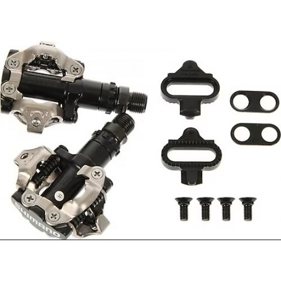SHIMANO Pedal SPD PD-M520 Çift Taraflı Siyah MTB Kilitli Pedal