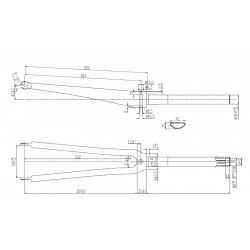 Vona X9 Yol Sabit Maşa 9mm QR Uyumlu