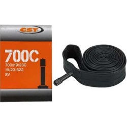 CST Yol Yarış Bisiklet İç Lastik 700x19/23 AV Kalın Sibop