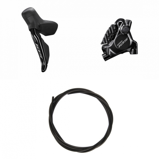 Shimano 105 Di2 ST-R7170+BR-R7170 Vtes Sol Fren Hidrolik Disk Ön Set