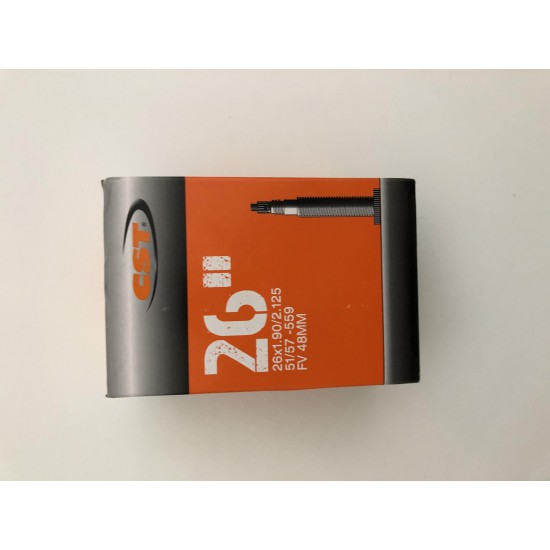 Cst 26X1.90/2.125 fv İç Lastik İnce Sibop Cst 26X1.90/2.125 fv İç Lastik İnce Sibop