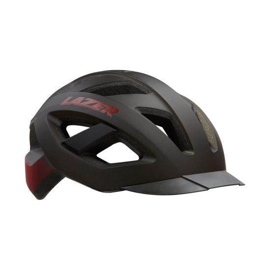 Lazer Cameleon Kask Mat Siyah Kırmızı Lazer Cameleon Kask Mat Siyah Kırmızı