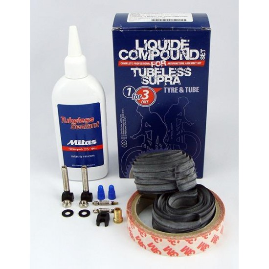 Mitas Tubless Kit 27,5 Dönüşüm Seti Mitas Tubless Kit 27,5 Dönüşüm Seti