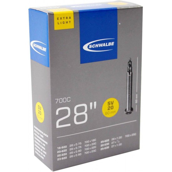 Schwalbe 28 700x25 Fv 60mm İç Lastik Schwalbe 28 700x25 Fv 60mm İç Lastik