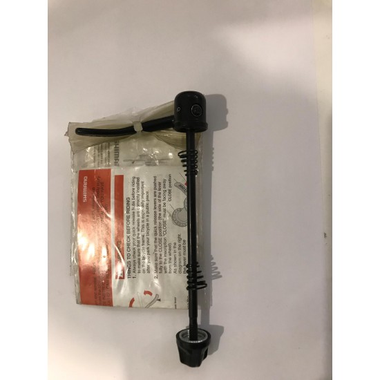 Shimano Göbek Mandalı Ön QR Siyah Shimano Göbek Mandalı Ön QR Siyah