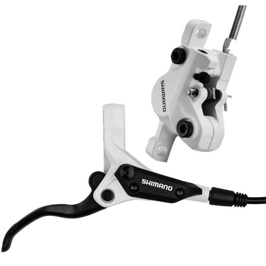 Shimano M396 F-F Hidrrolik Fren Seti Beyaz Siyah Shimano M396 F-F Hidrrolik Fren Seti Beyaz Siyah