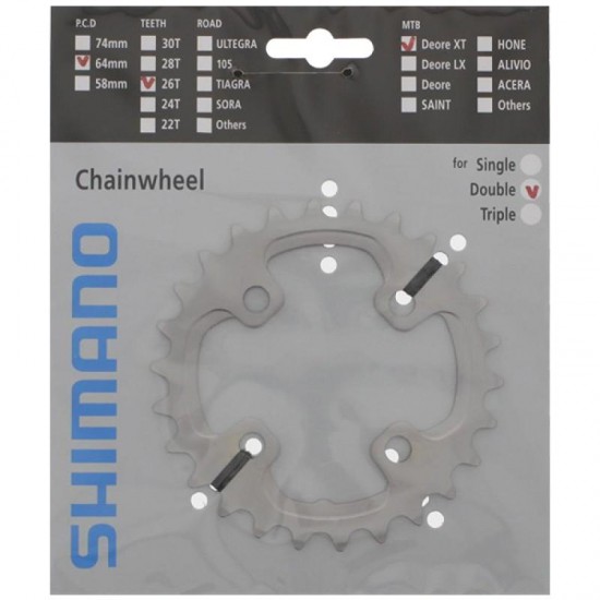 Shimano M785 26T Aynakol Yaprağı Shimano M785 26T Aynakol Yaprağı